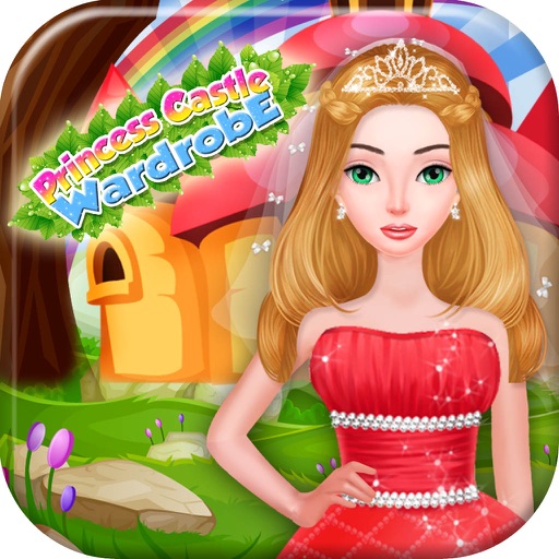 Princess Castle Wardrobe game for girls