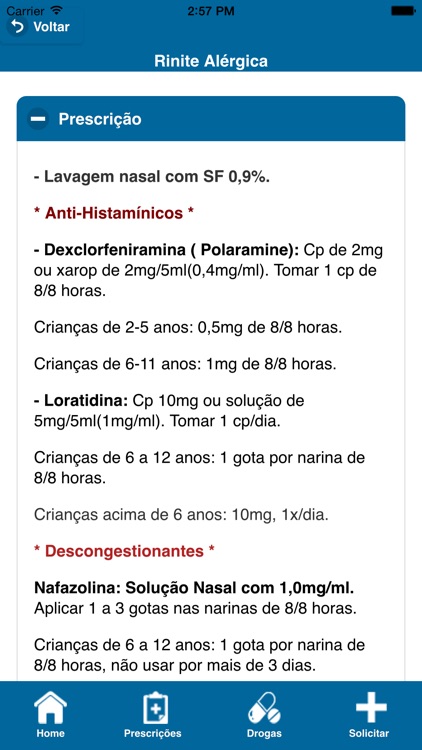 Prescrições Médicas em Otorrinolaringologia