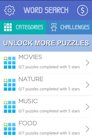 Word Search Puzzles Collection screenshot 2
