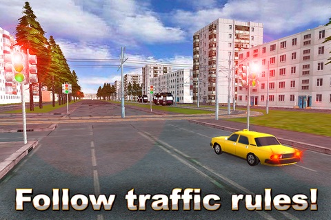 Russian City 3D: Taxi Driver screenshot 4