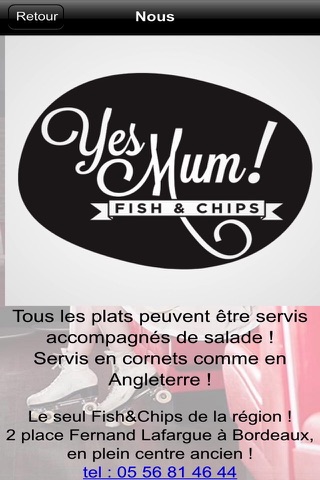 Yes Mum! Fish & Chips screenshot 2