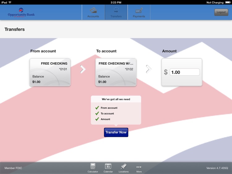 Opportunity Bank of Montana for iPad
