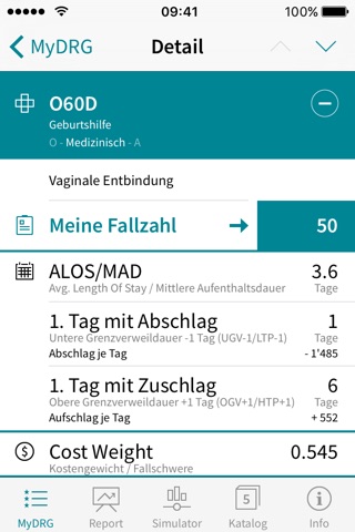 MySwissDRG screenshot 4