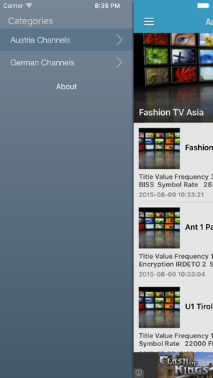 Austria TV Channels Sat Info(圖2)-速報App