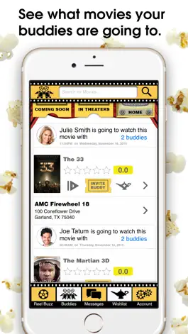 Game screenshot Reel Buddy - See Showtimes, Buy Movie Tickets, and Find Movie Friends mod apk