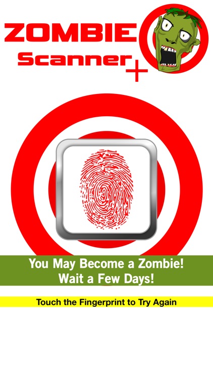 Zombie Scanner - Are You a Zombie? Fingerprint Touch Detector Test screenshot-3