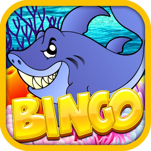 Shark Bingo in Fun Water Featuring Tank of Fortune Casino Game Free icon