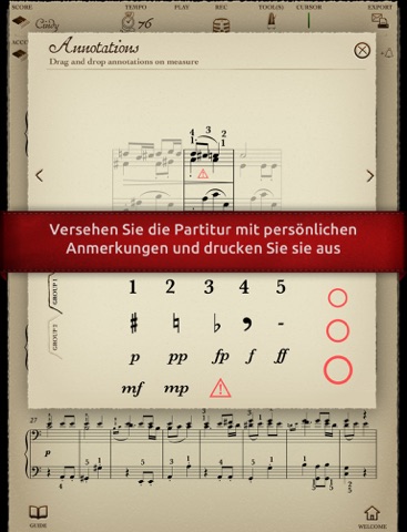 Play Beethoven – Symphonie n°7 (partition interactive pour piano) screenshot 4