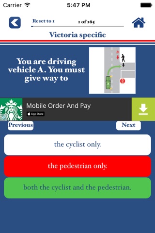 Victoria Learner Permit Test screenshot 2