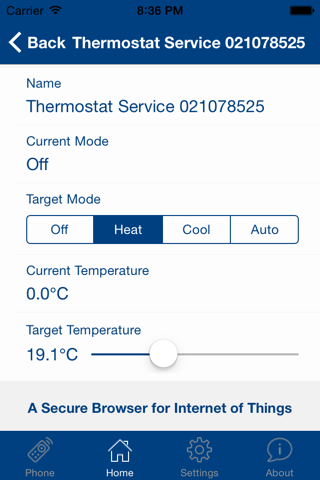 iTelematics - A Secure Browser for Internet of Things screenshot 3