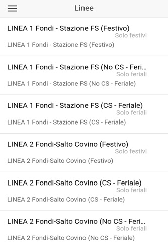 Infomobilita Fondi screenshot 2