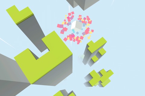 Cube Fall - Endless Free Fall screenshot 3