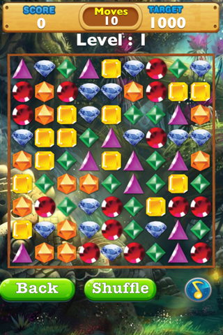 Jewel Forest Mania - Free Match Game for Kids and Adults screenshot 2