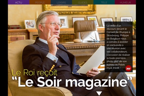 Le Soir Mag +, votre actualité belge et internationale, people, société, sports, santé, science et technologie et humour screenshot 4
