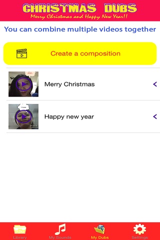 Christmas Dubs Pro - Dub video maker with your favorite sound for Xmas and Happy New Year screenshot 4