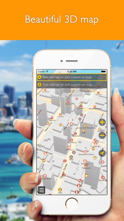 Auckland Offline Map With Public Transport Route Planner For