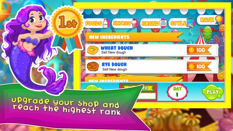 Mermaid Fair Food Maker Dash - fun salon cooking & star chef world games for girl kids! screenshot-3