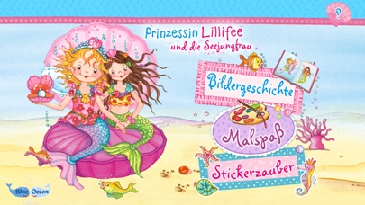 Prinzessin Lillifee und die Seejungfrau – Bildergeschichte, Malspaß, Stickerzauberのおすすめ画像1