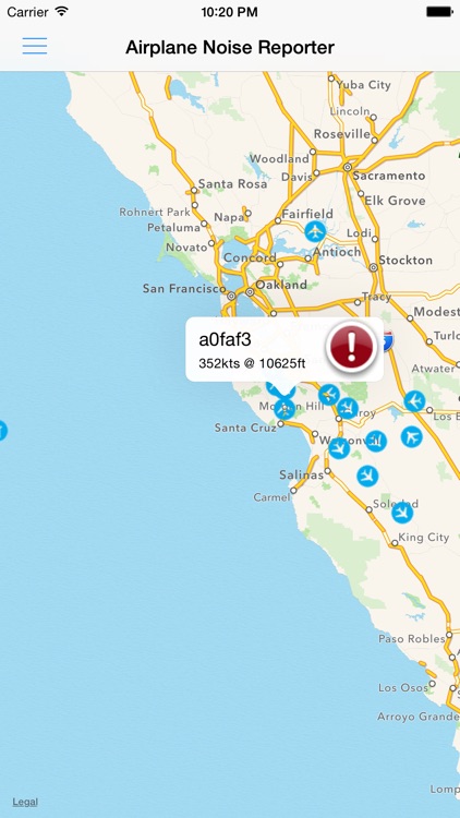 Airplane Noise Reporter