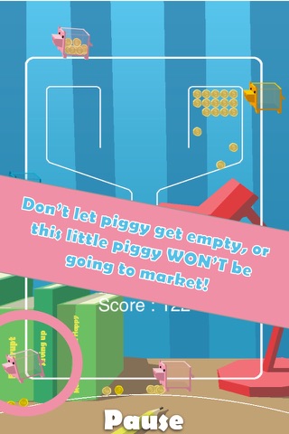 This Little Piggy Went To Market: A Coin Catching Physics Game of Skillz screenshot 2