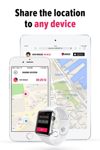 Arrive - private GPS location sharing screenshot 4