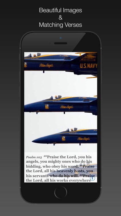 Navy Psalm Daily Quotes NIV