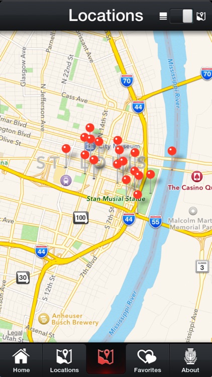 Downtown St. Louis Walking Tour App - AIA St. Louis