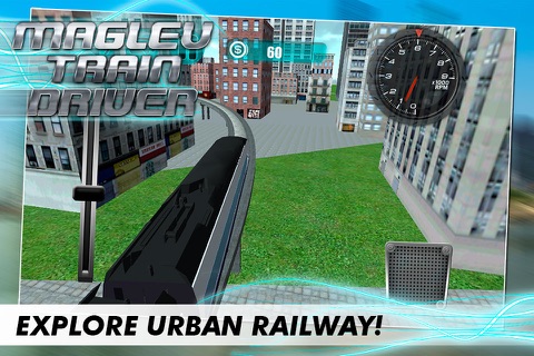 Maglev Train Driver 3D Free screenshot 4