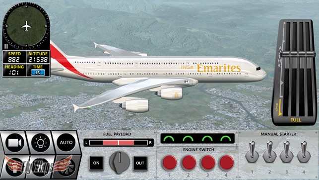 Flight Simulator FlyWings Online 2016 HD(圖2)-速報App