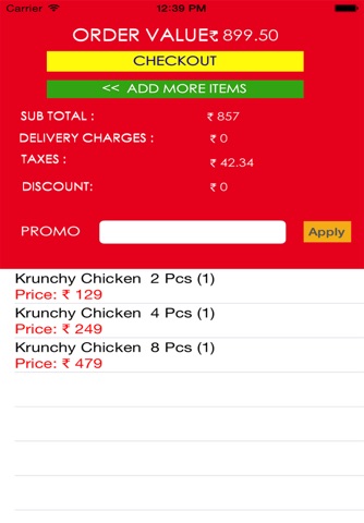 Chicksys Online Ordering App screenshot 3