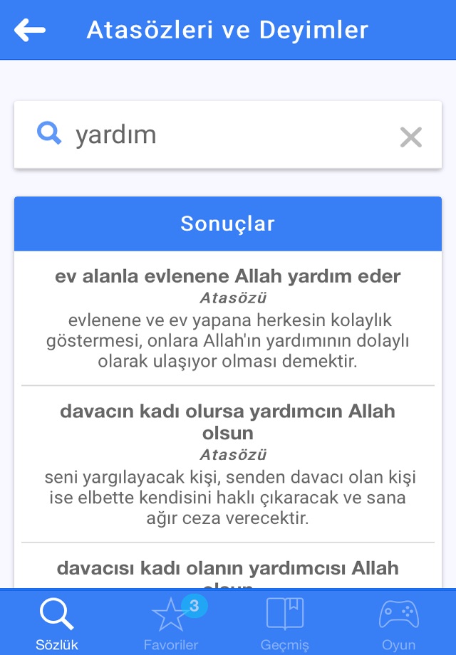 Atasözleri ve Deyimler Sözlüğü screenshot 3