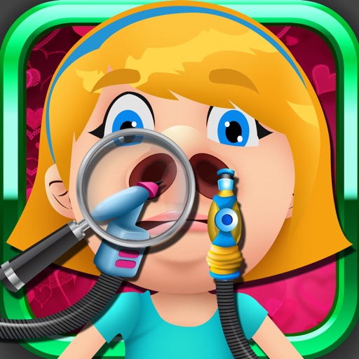 Little Kids Nose Doctor Office - Free Games for Girls and Boys icon