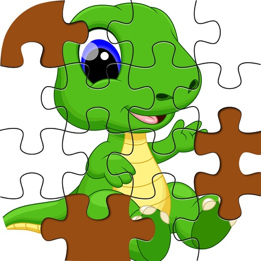 Dino Jigsaw Pieces Puzzle- A Hunter Style Puzzles icon
