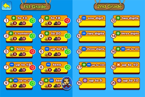 Math & Smart Pirates. SeaFight. 1st and 2nd Grade. Lite screenshot 3