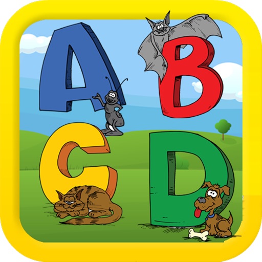 ABC Animals pairs - English card matching game Icon