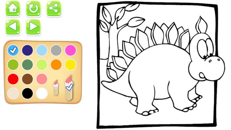 My Dino Coloring Book For Kids And Toddler Game