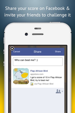 Flap African Bird - Flappy Adventure screenshot 2