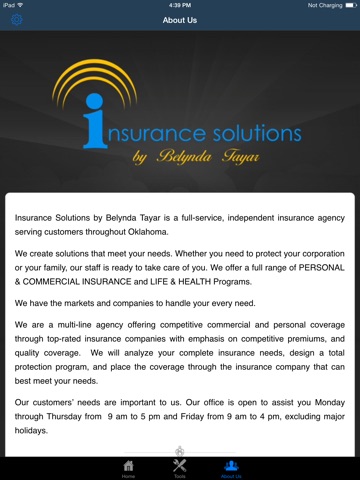 Insurance Solutions HD screenshot 2