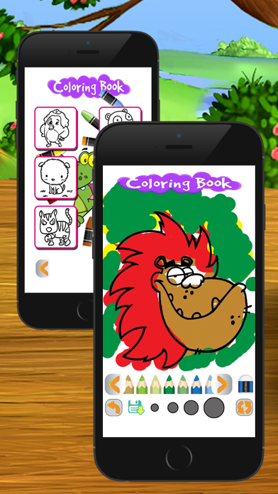 How to cancel & delete cartoon coloring page art game for kid from iphone & ipad 2
