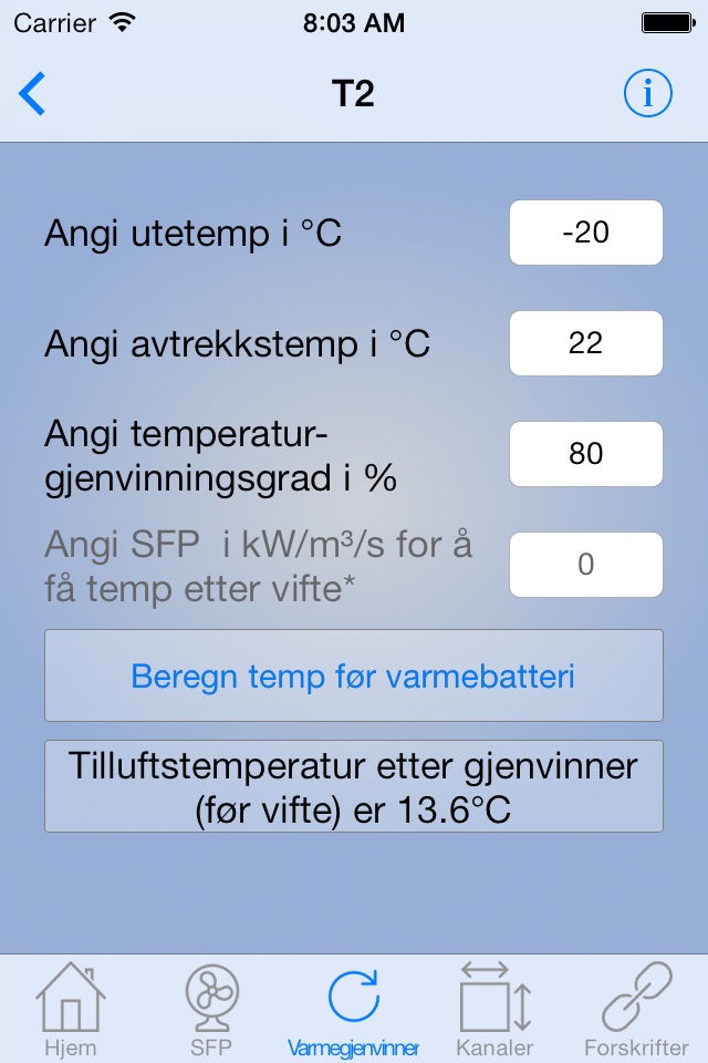 HVAC-calculator screenshot 4