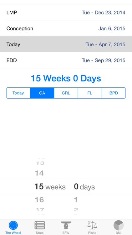 The OB Wheel Pro 7 - Gestational Age Calculator