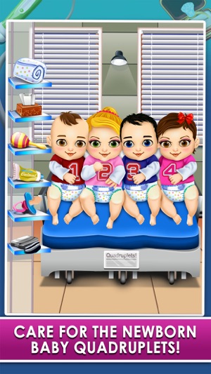 Mommy's Quadruplet Newborn Babies - My Baby Food Maker & Den(圖1)-速報App