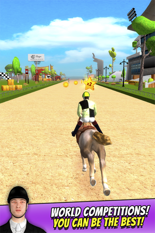 OMG Horse Races Free - Funny Racehorse Ride Game for Children screenshot 4