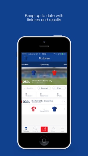 Fan App for Chesterfield FC