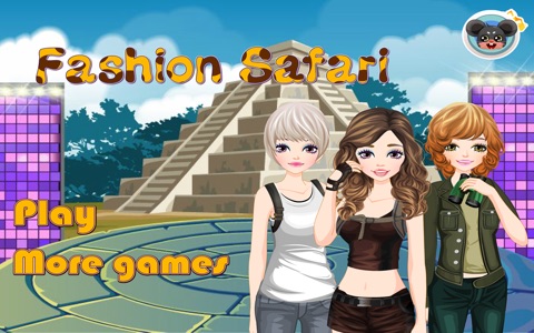 Fashion Safari - Dress up and make up game for kids who love safari and fashion screenshot 2