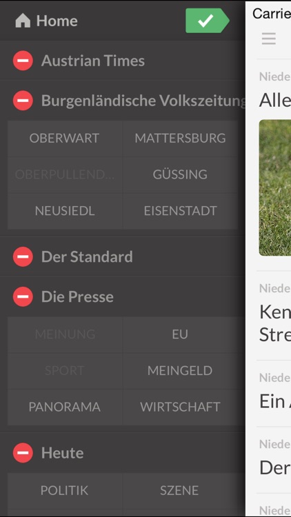 Zeitungen AT