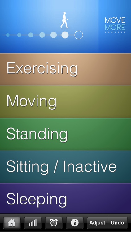 Move More - Track activity levels to reduce health hazards from sitting too much