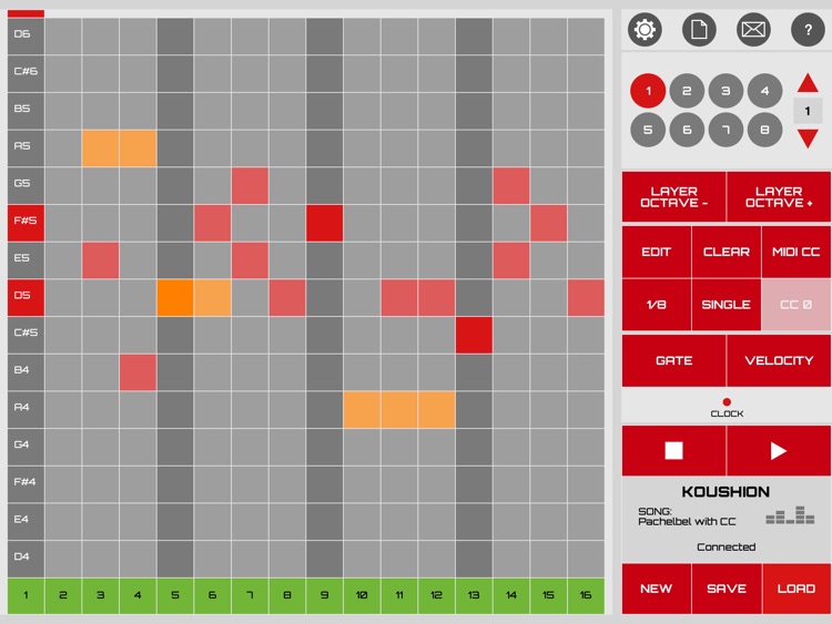 Koushion MIDI Step Sequencer