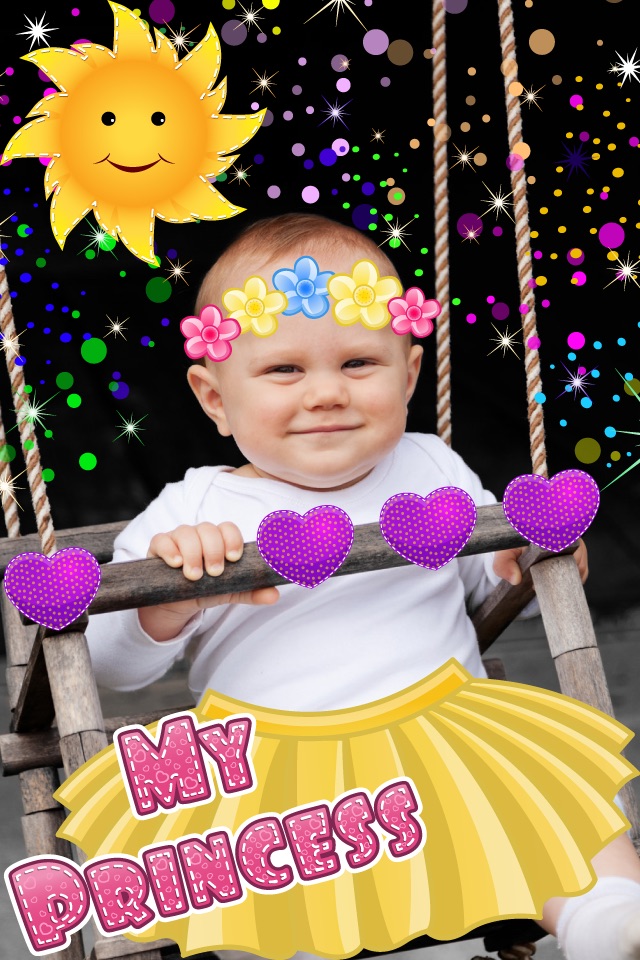 My Princess Photo Booth- Dress up props and stickers editor for girls screenshot 4