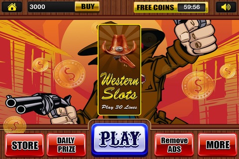 Six-Guns Slots in Western Fortune Featuring Casino Tournaments Free screenshot 3